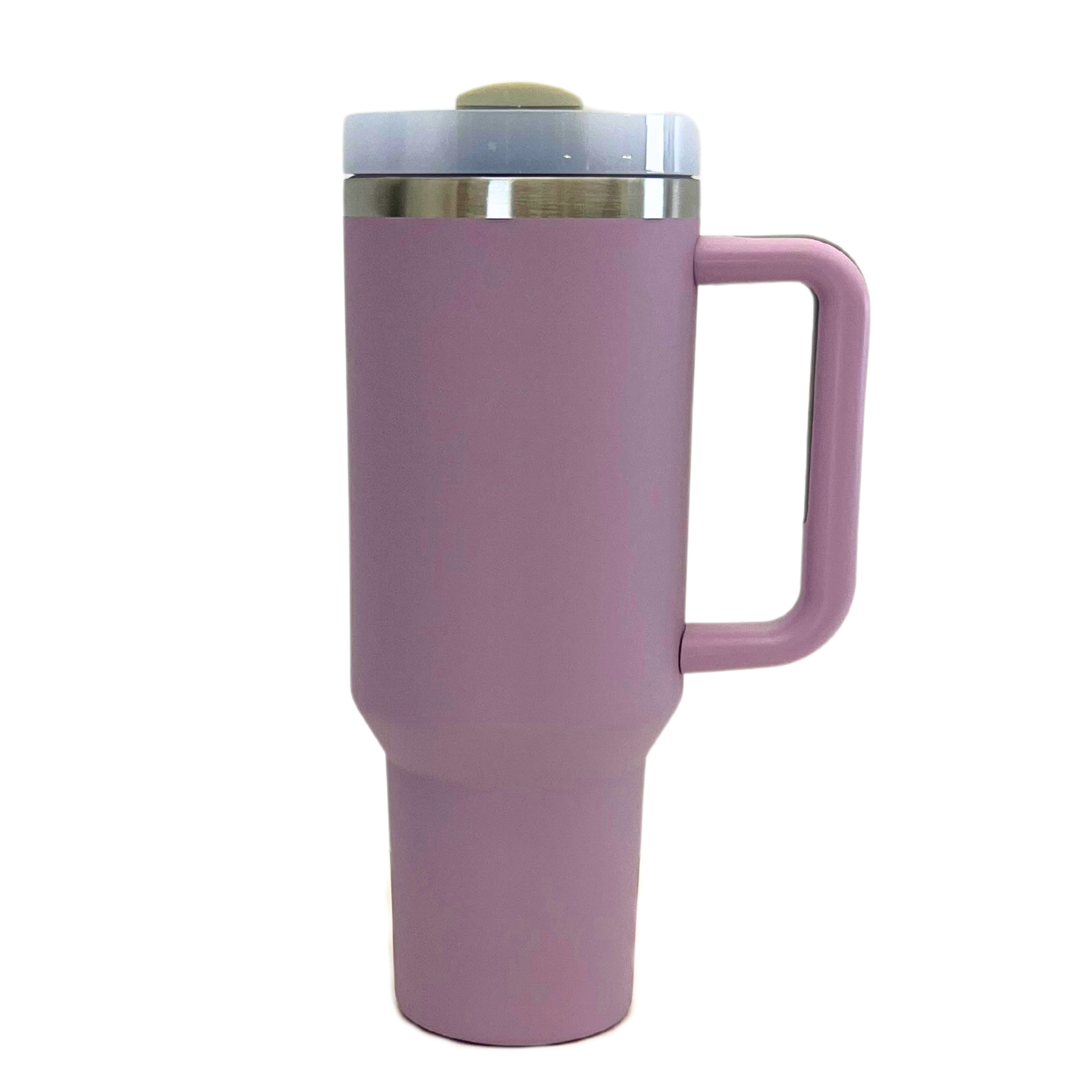 Driftless Studios - Wholesale Insulated Mug/Tumbler - 40 Oz. Eat Sleep Camp Handled Cup With Straw - Camping3