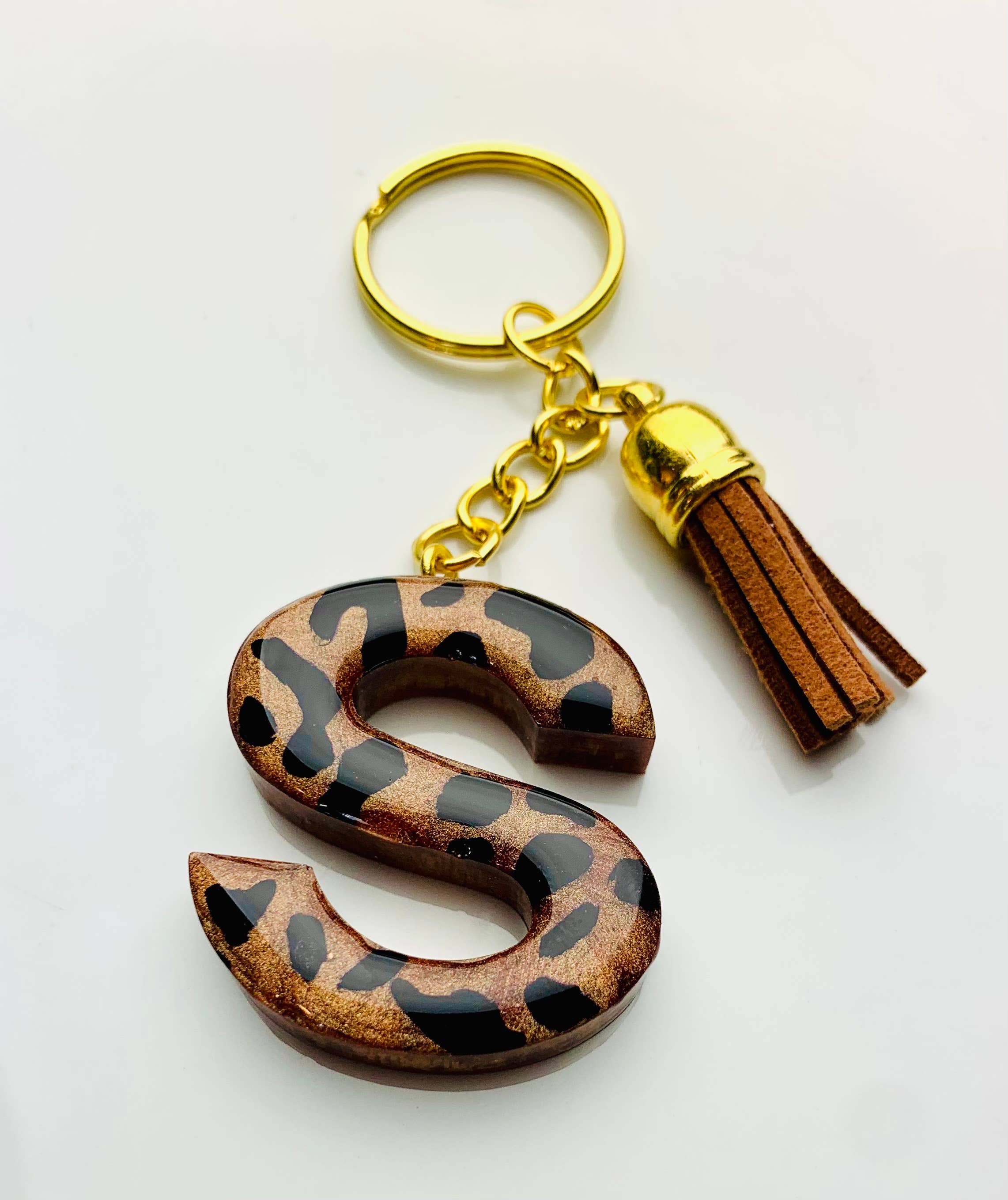 Shop Drip Express - Wholesale Keychain - Women's - Cheetah Print Keychain Letter0