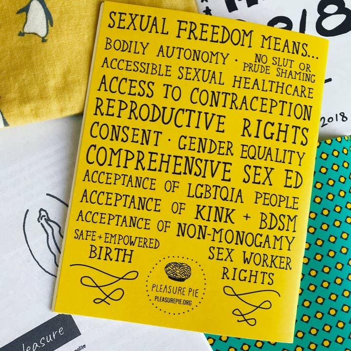 Pleasure Pie - Wholesale Book - Adult - Sexual Freedom Activism Field Guide Zine | Sex Education
