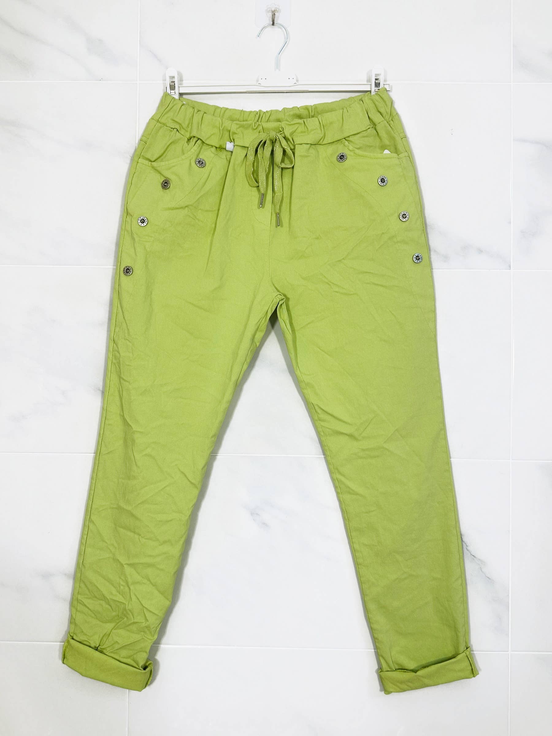 ZAFA PARIS - Wholesale Broek - Dames - 14F22P229 - magic viscose broek met knoop17