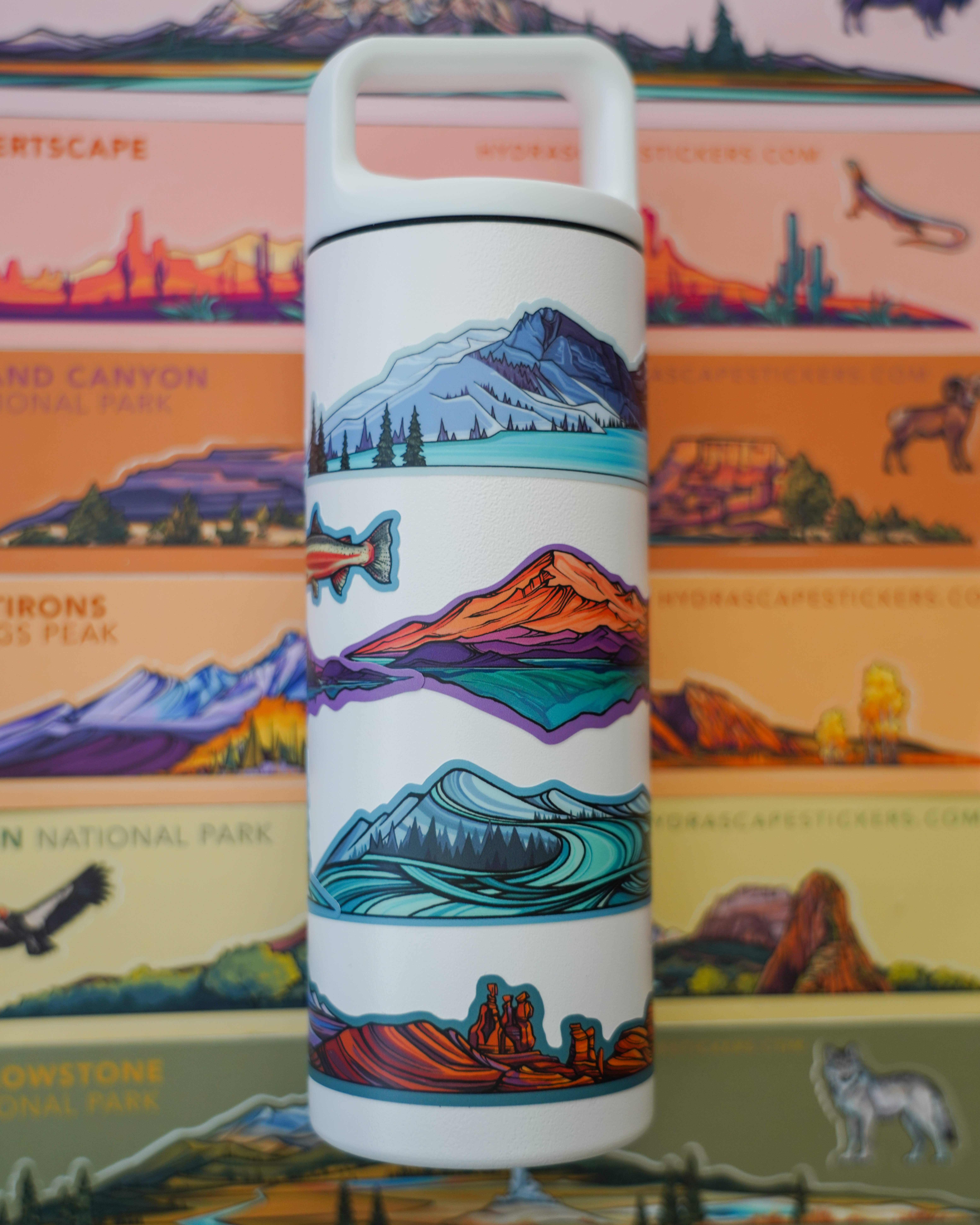 Hydrascape Stickers - Wholesale Sticker - Denali National Park Miniscape Sticker2