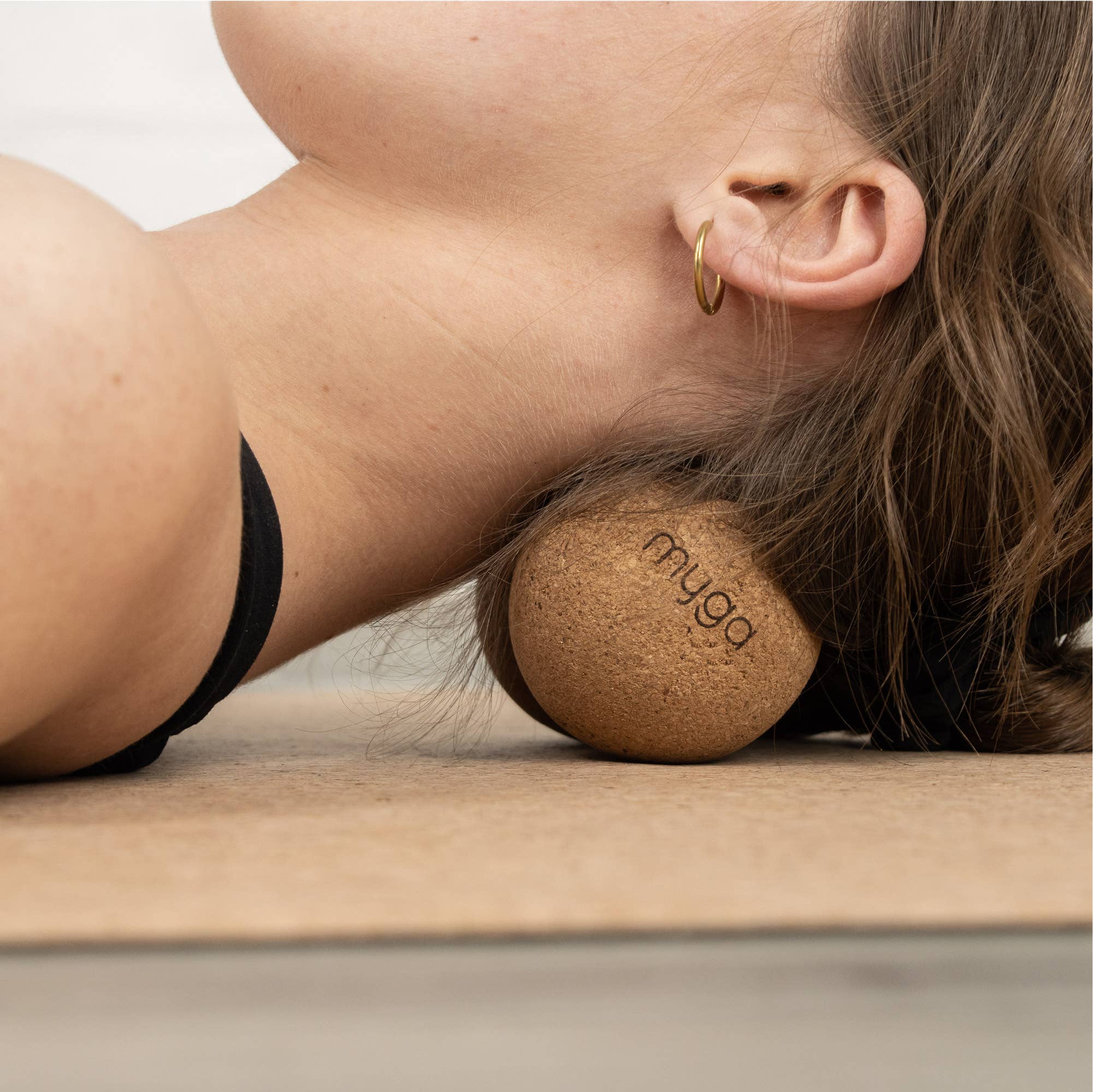 Myga – wholesale Body massager – Cork Massage Peanut2