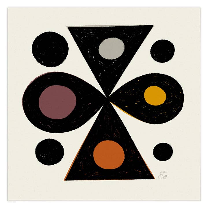 Imprimé « Supernova 02" AP210202 pour la vente par Abstract Pursuits