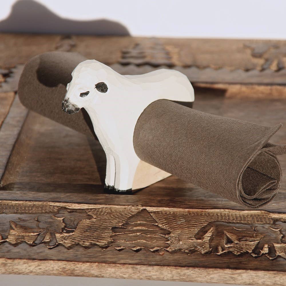LES SCULPTEURS DU LAC - Wholesale Napkin Holder - Sheep napkin ring3