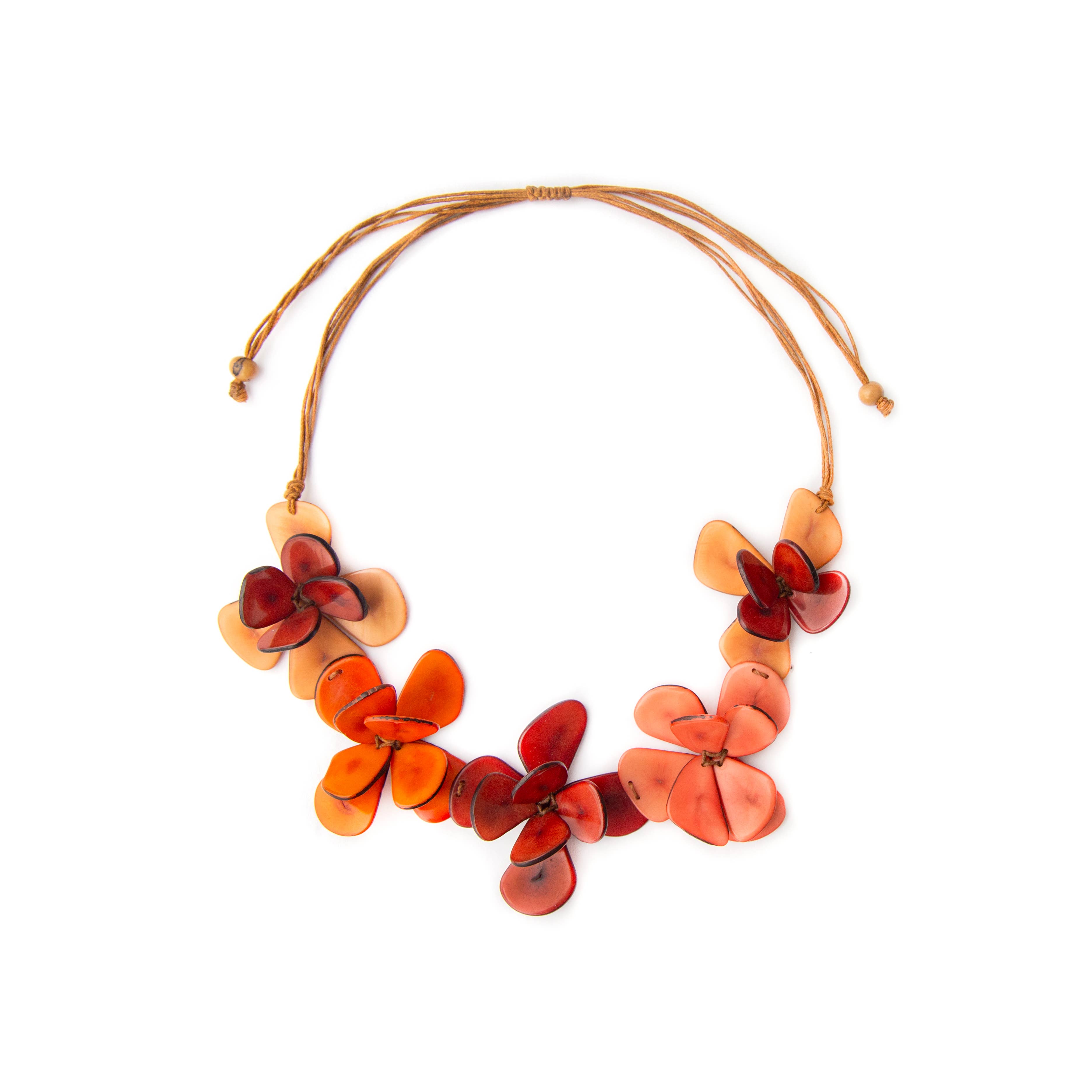 Organic Tagua Jewelry - Vente Colliers plastrons - Collier Florence2
