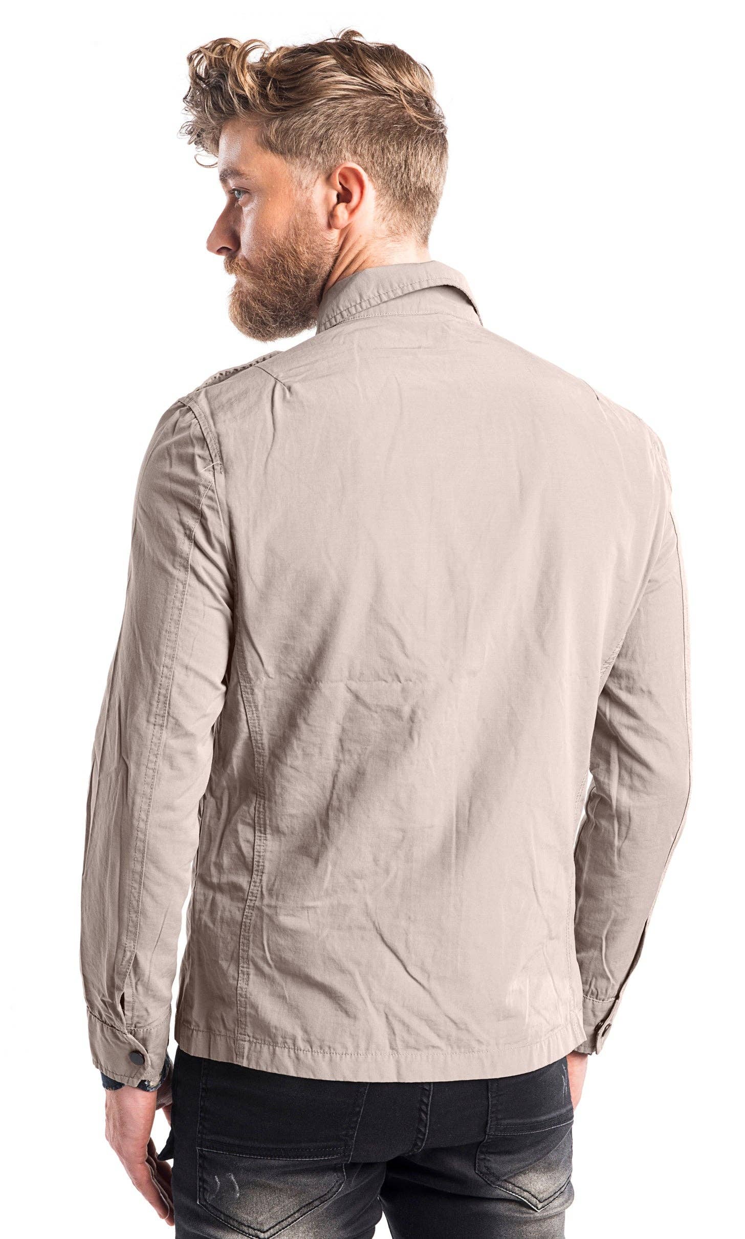 Virgoan Wish LLC - Wholesale Jacket - Men's - Chelsea Harbour Jacket | Olive & Lt Khaki4