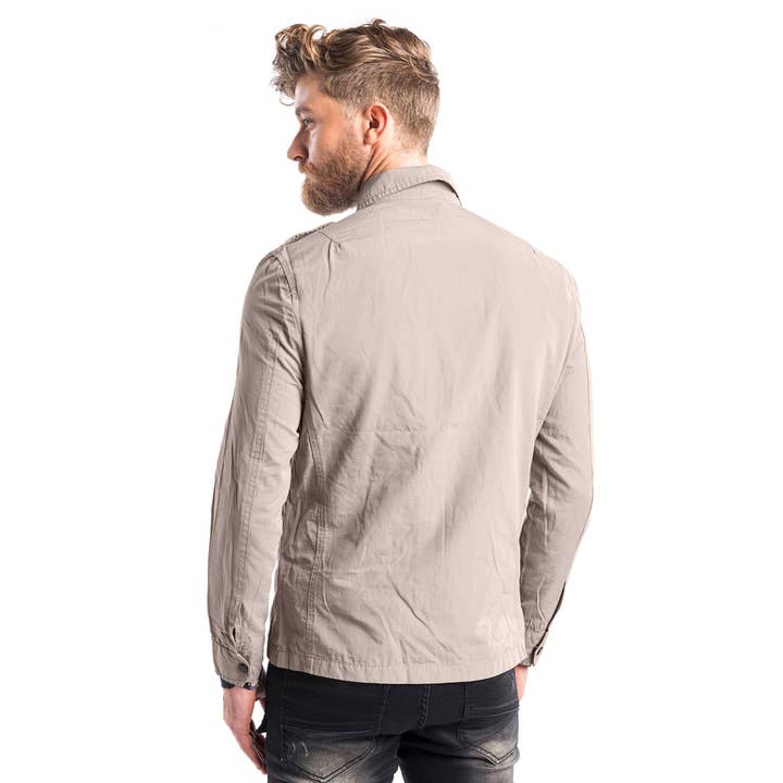 Virgoan Wish LLC - Wholesale Jacket - Men's - Chelsea Harbour Jacket | Olive & Lt Khaki4