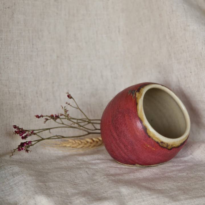 Charlotte Manser Ceramics - Wholesale Salt & Pepper Shaker Set - Pink Salt Pig2