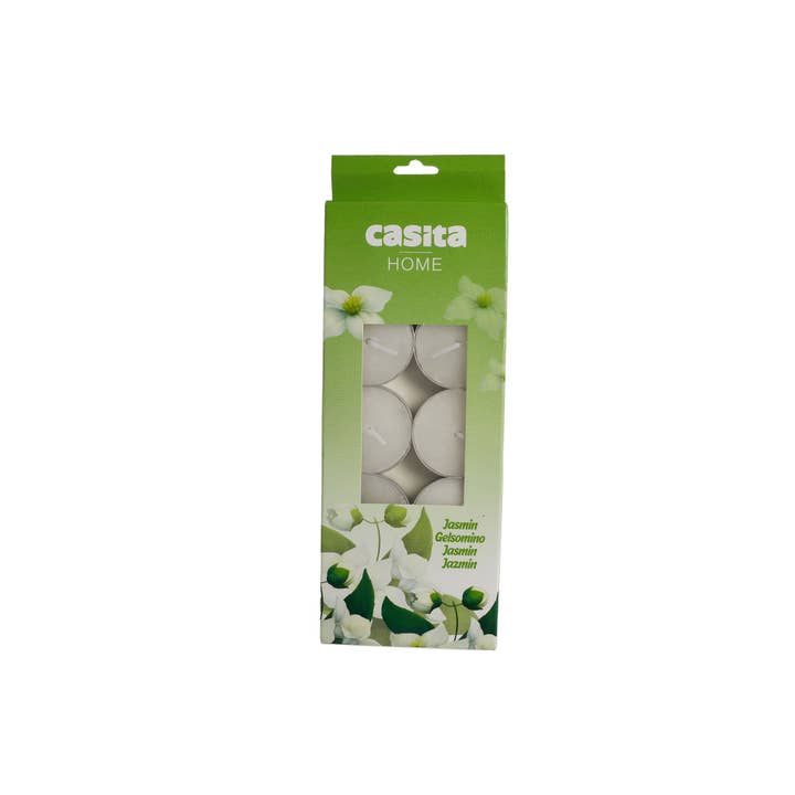 Set van 10 Geurkaarsen Theelichtjes Jasmijn voor wholesale door CP INTERNATIONAL