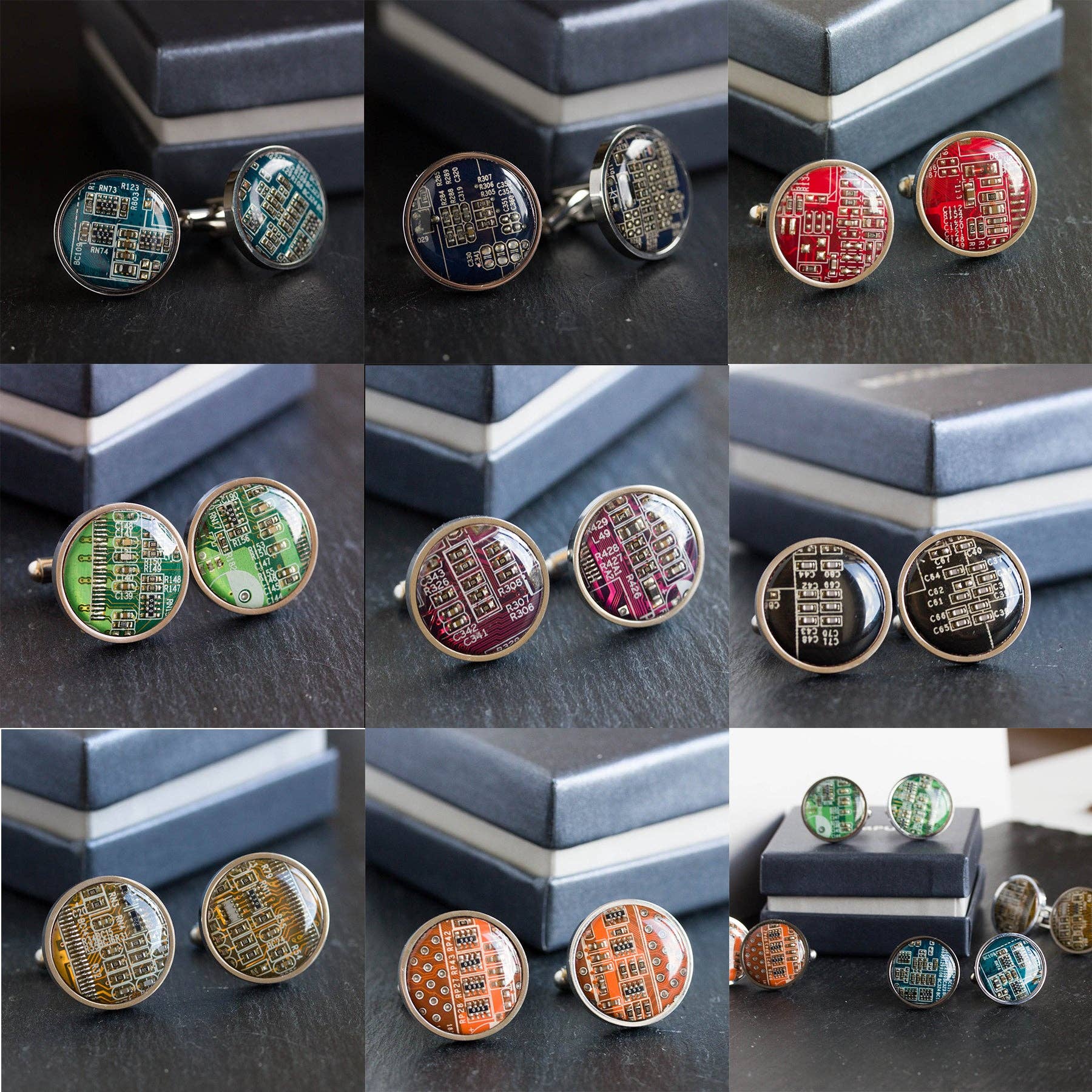 Pavlysh s.r.o. - Wholesale Cufflinks - Round cufflinks, stainless steel, resin11