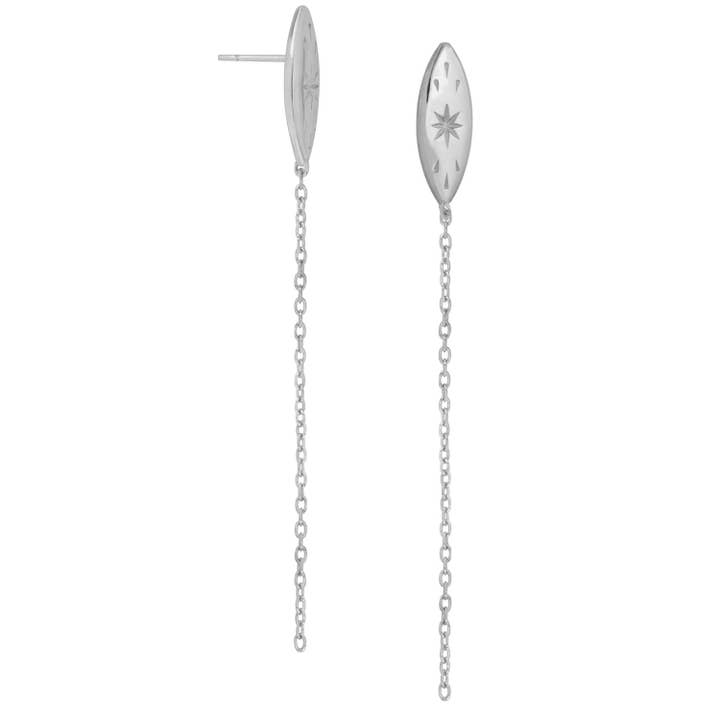 Gaia Ohrringe - Silber für den Großhandel von Saywite