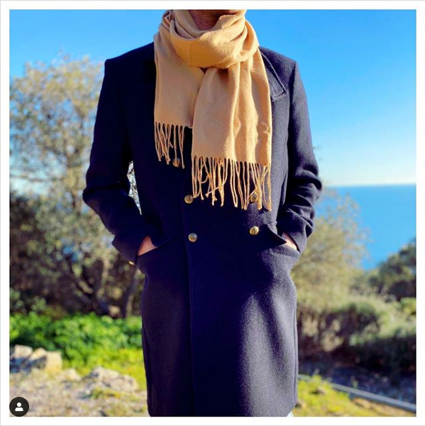 Café Écharpe en cachemire café Dolce Caldo en vente sur Faire2