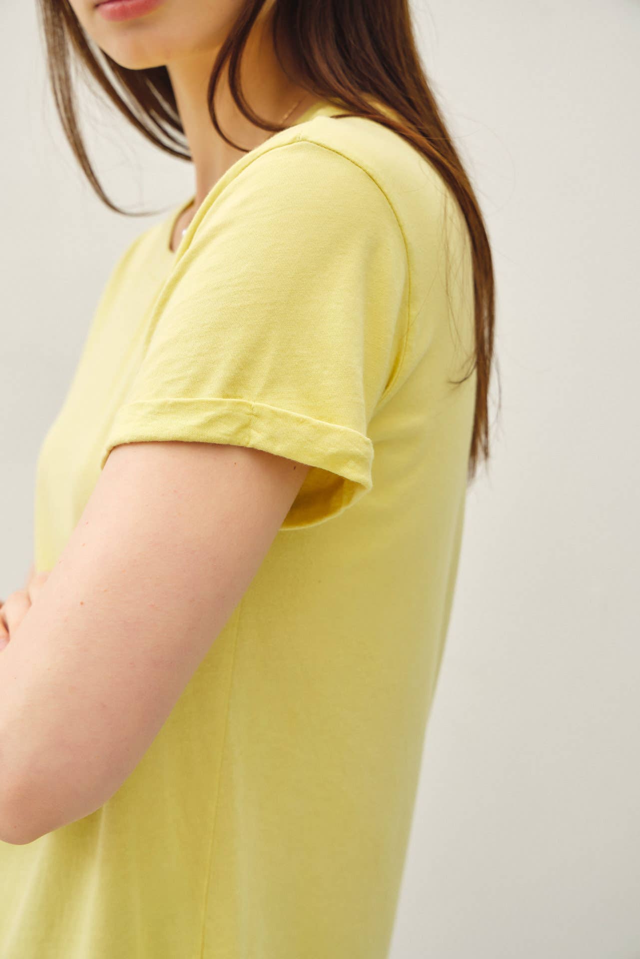 Be Cool - Wholesale T-Shirt - Women's - BOXY CUT TEE W/ ROLL SLEEVE5