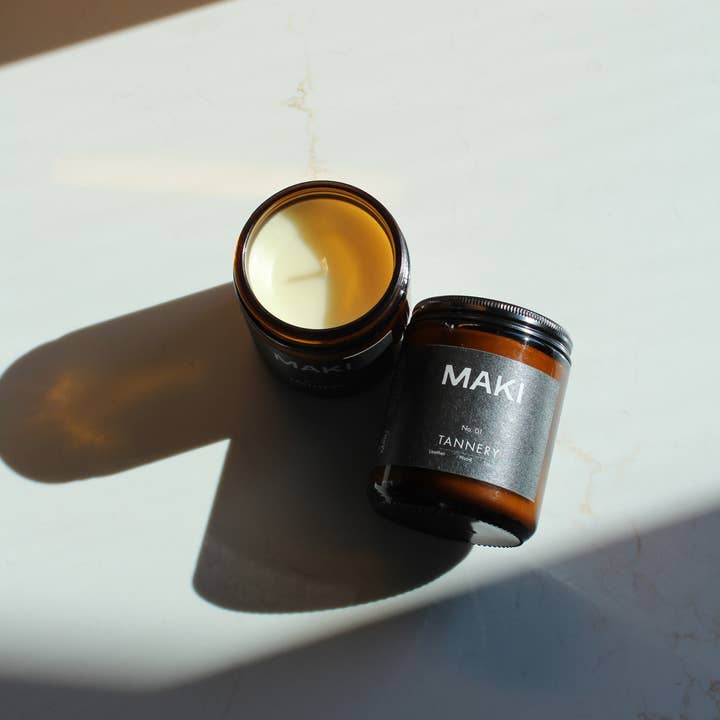 Ware by Maki - Wholesale Jar/Filled Candle - Soy Candle No. 01 - TANNERY2