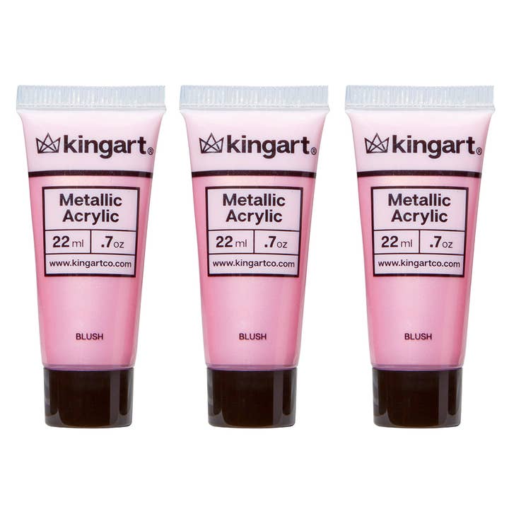 Metallic Acrylic Tube Paint - Singles - 24 Colors for wholesale by KINGART