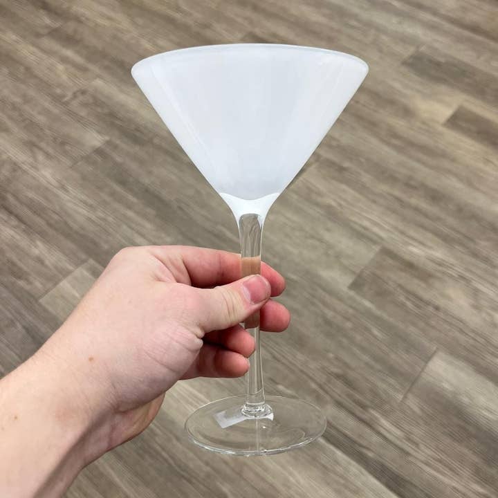 Artland - Whisper, Martini Glass, White, 7 Oz for wholesale by Kadra Kitchenware