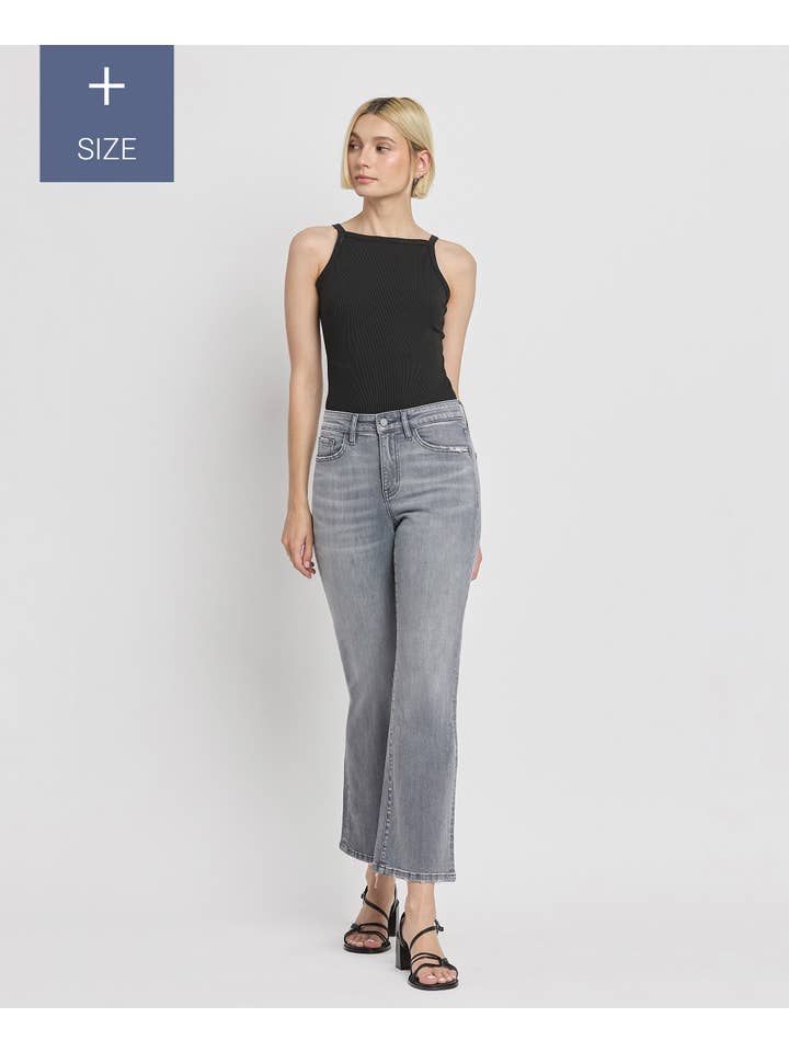 HOOGDUIK ENKELLAARSBROEK MET HOGE TAILLE IN GROTE MATEN T6413-P voor groothandel op Faire12