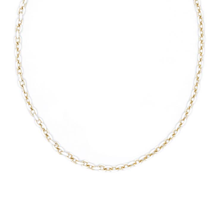 Mini Gold Enamel Necklace for wholesale by EMERSON & OLIVER