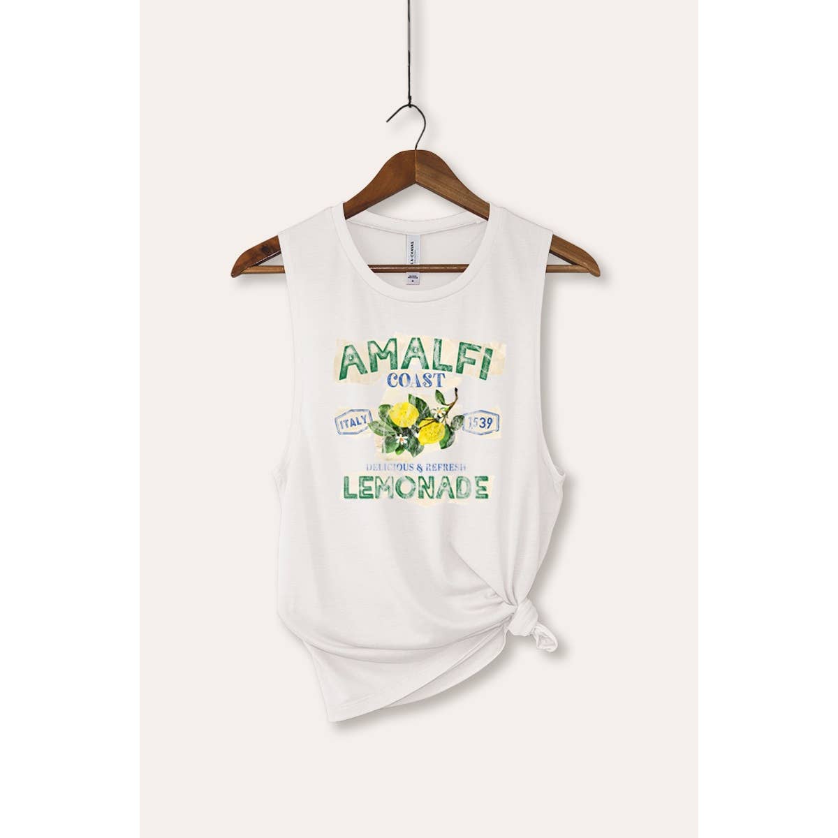 STARCHIS – Großhandel Tanktop – Damen – AMALFI LEMONADE GRAFIK BELLA CANVAS TANKTOP0