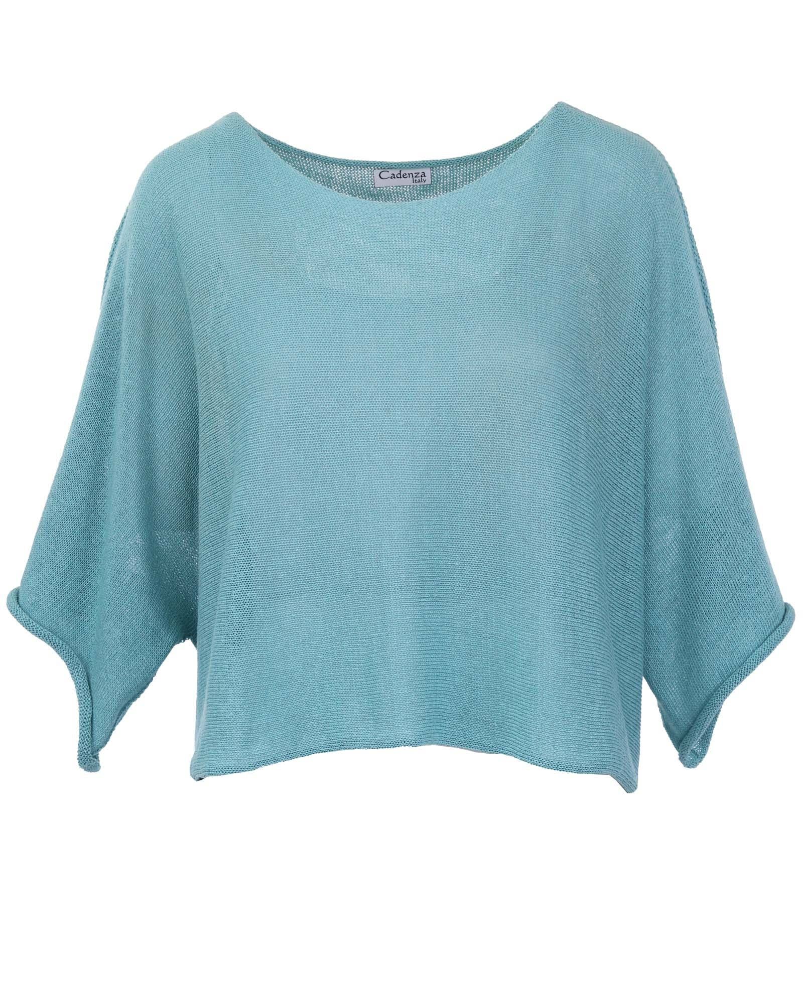 Cadenza Italy Ltd - Vendita all'ingrosso Top in maglia - Donna - Top corto a tunica in misto cotone11