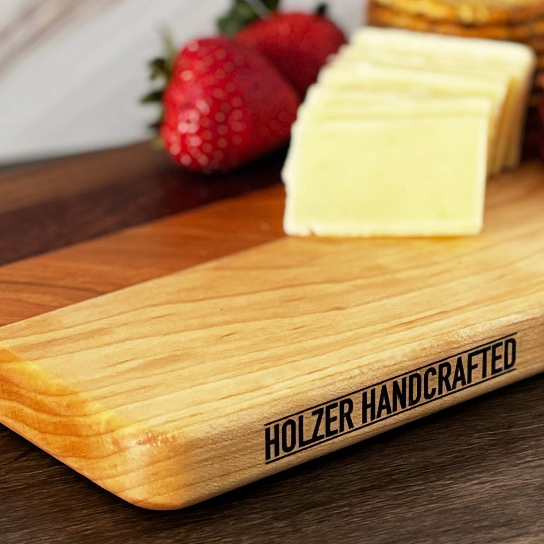 Holzer Handcrafted ® - Wholesale Cutting Board - Handmade Cutting Board 9" x 6" x .8" | Maple, Cherry, Sapele, Walnut Hardwood | Holzer Handcrafted4