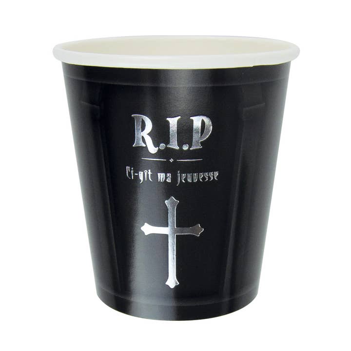 200ML CUPS RIP X 8 for wholesale by Tim&Puce Factory