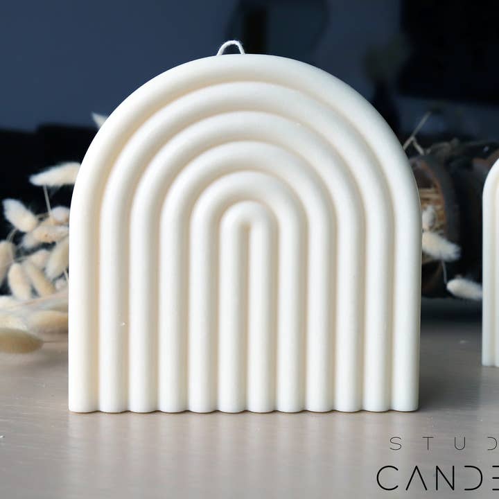 Bougie RAINBOW | Bougie décorative | Cire de soja pour la vente par Studio Candela