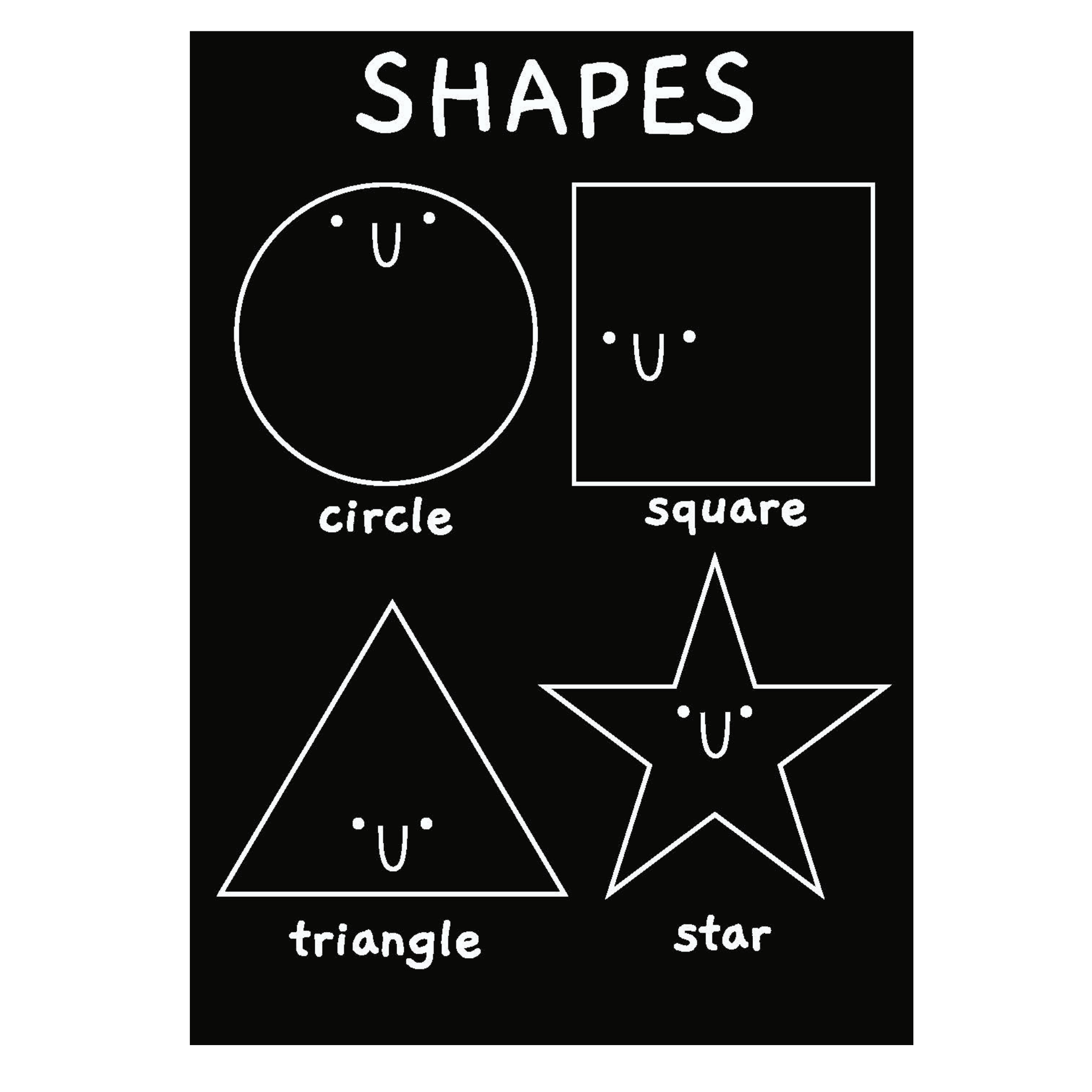 Imagination Starters - Wholesale Coloring Mat - Kids & Baby - Reusable Coloring MiniMats Letters & Shapes Kit1