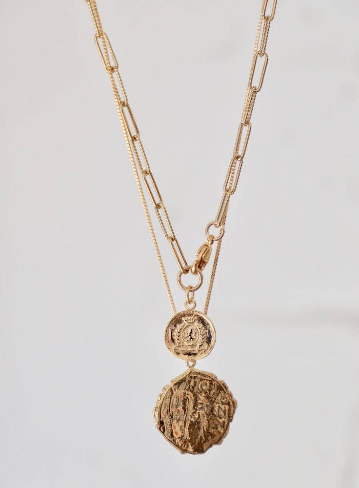 Katie Waltman Jewelry - Wholesale Pendant/Charm Necklace - LORA COIN NECKLACE3