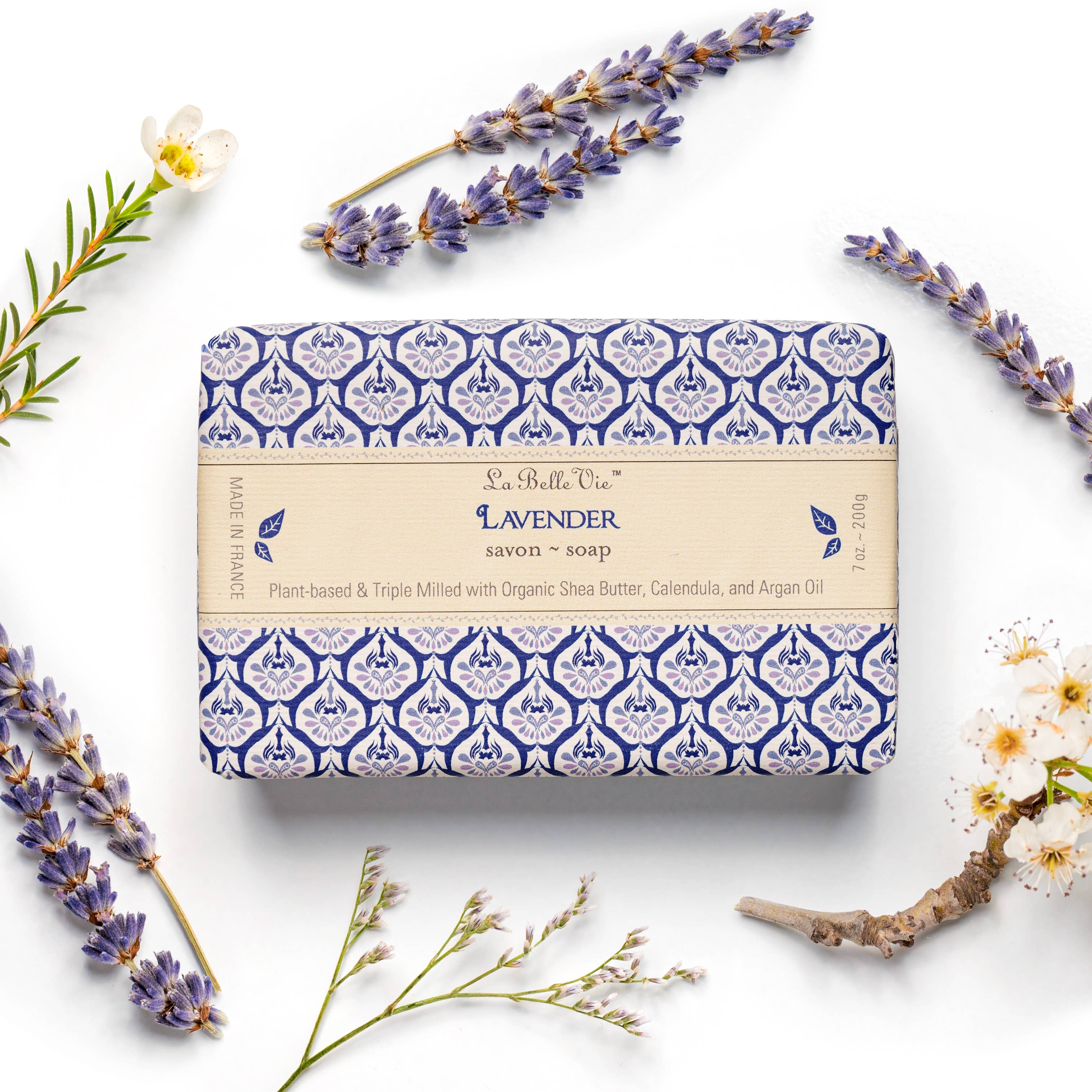Ton Savon Inc - Wholesale Bar Soap - Lavender Soap by La Belle Vie- 7oz/ 200g