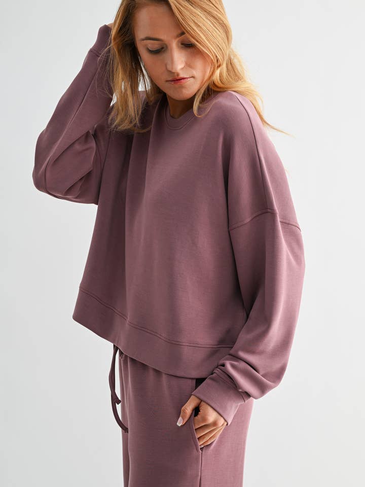 Mono B – Großhandel Sweatshirt – Damen – Laguna Pullover mit überschnittenen Schultern47