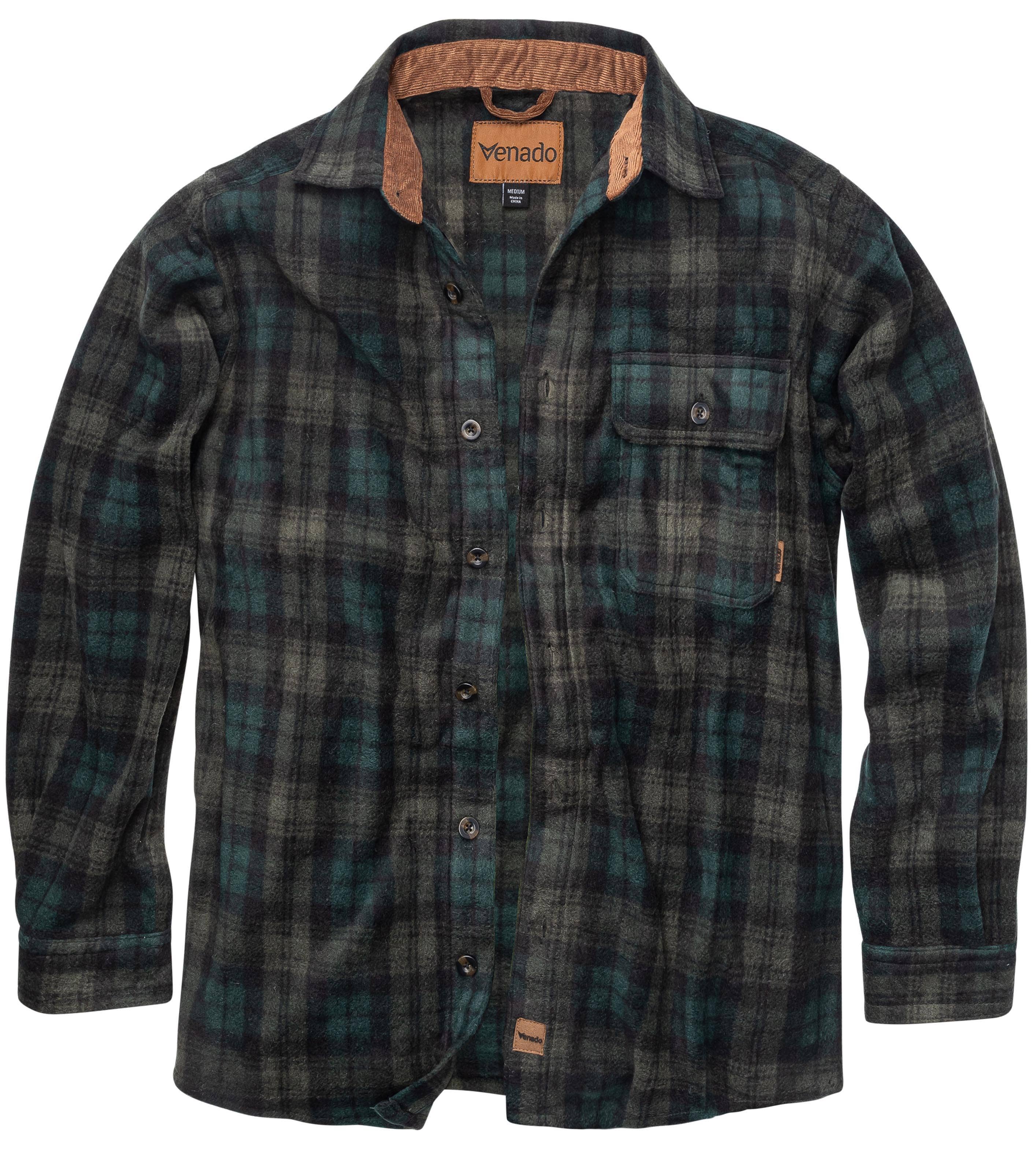 Venado – Großhandel Hemd mit Button-down-Kragen – Herren – Bonfire Fleecehemd36