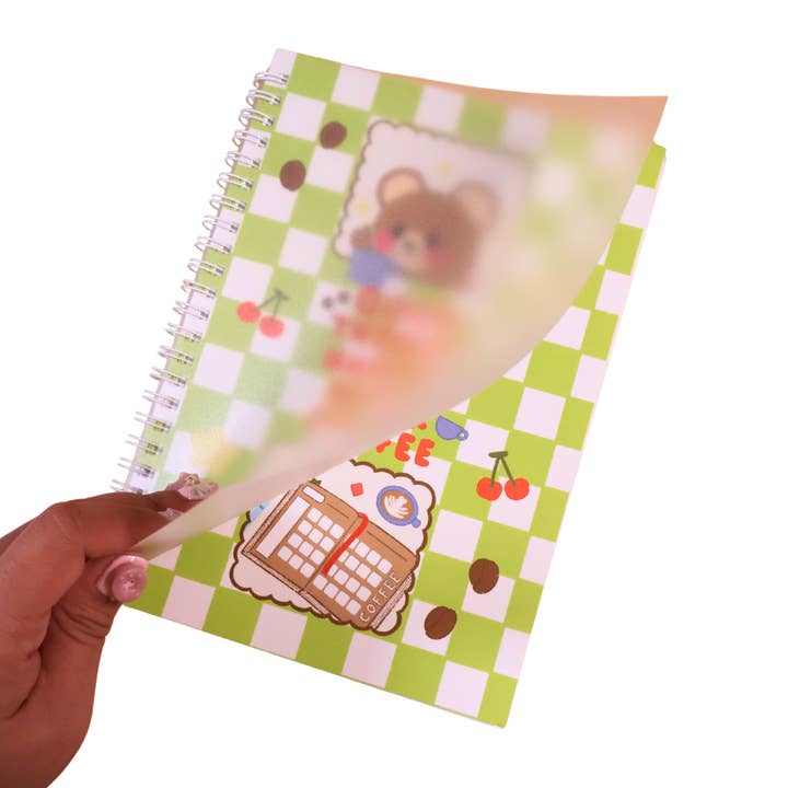 Kitt & Bunn Supply Co. - Wholesale Notebook - Coffee Bear Line Spiral Notebook Journal1