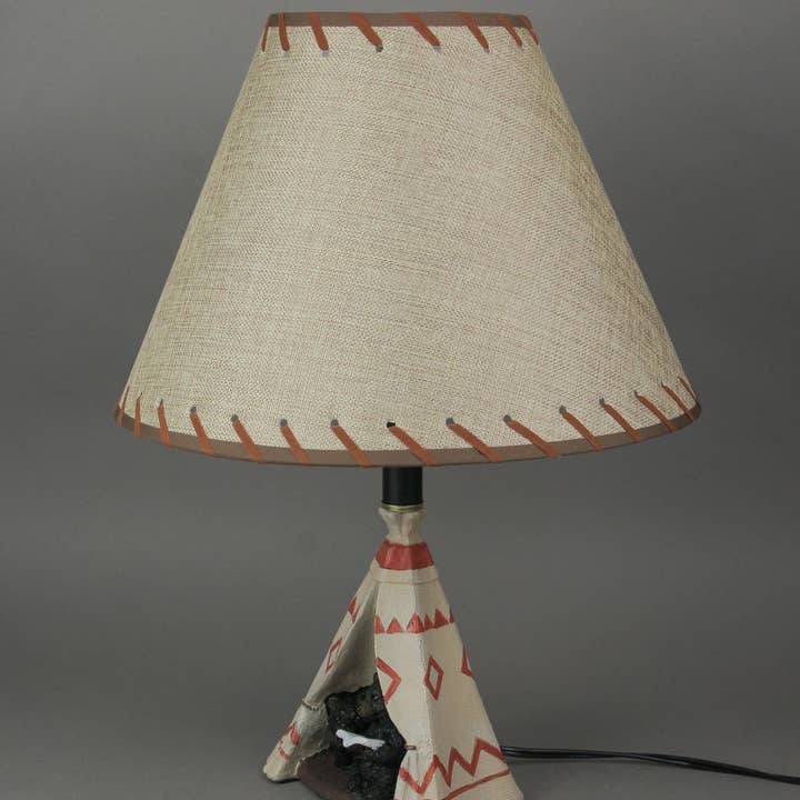 Zeckos - Wholesale Accent/Desk Lamp - Mama Bear Reading Book To Cub in Teepee Tent Table Lamp