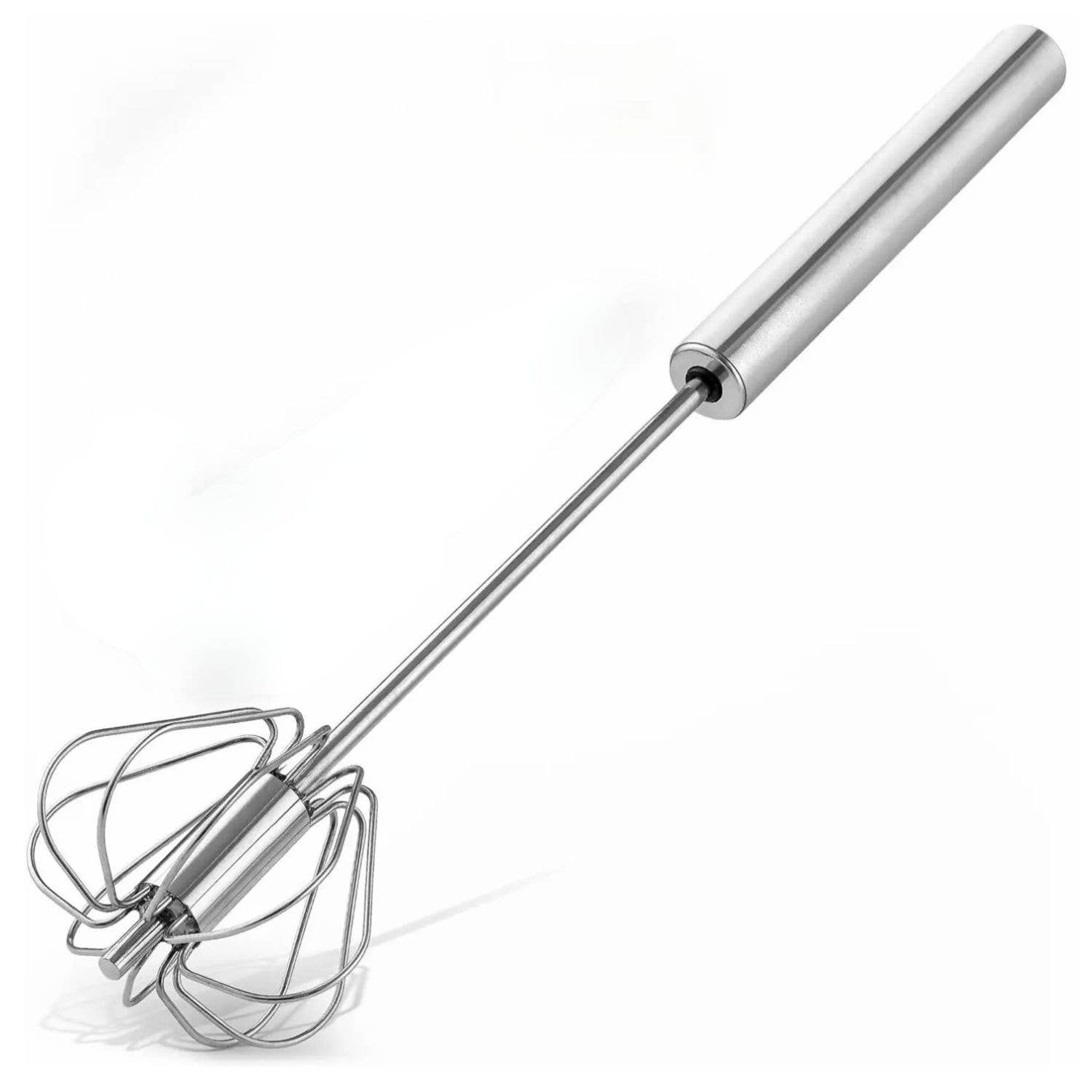 Zulay Kitchen - Vente Fouet - Fouet poussoir rotatif traditionnel - Batteur à œufs10