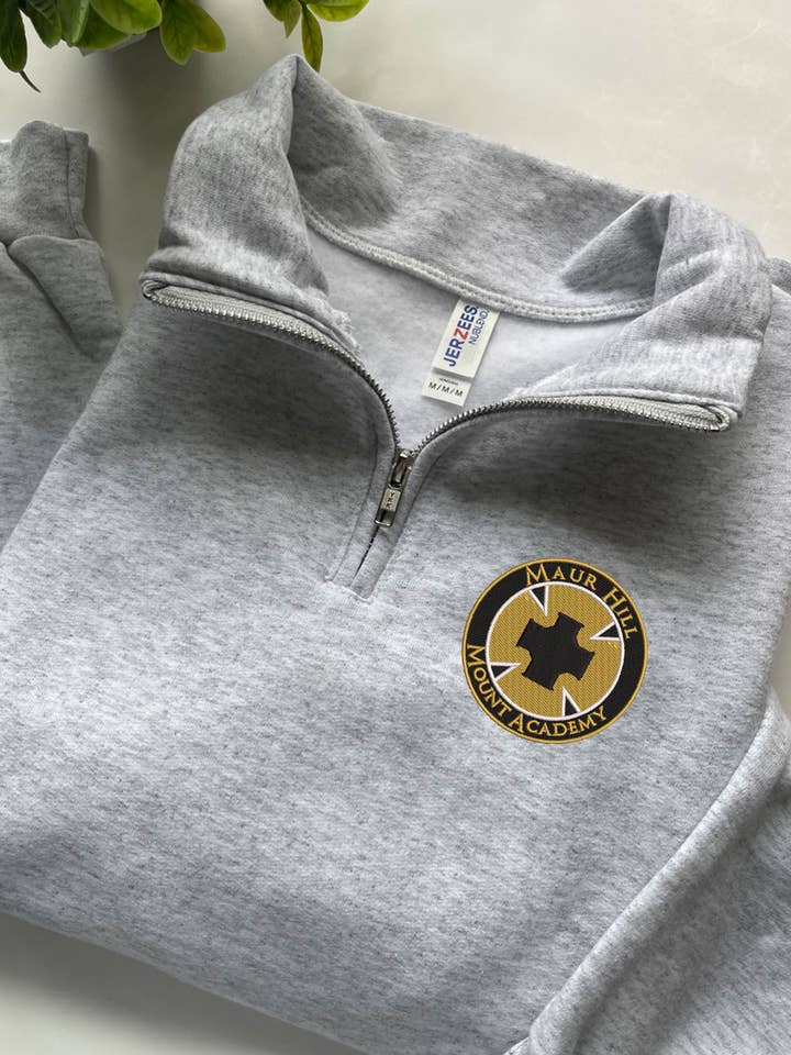 One Nine - Wholesale Sweatshirt - Unisex - Embroidery Custom Text/Logo Chest/Sleeve 1/4 Zip Sweatshirts