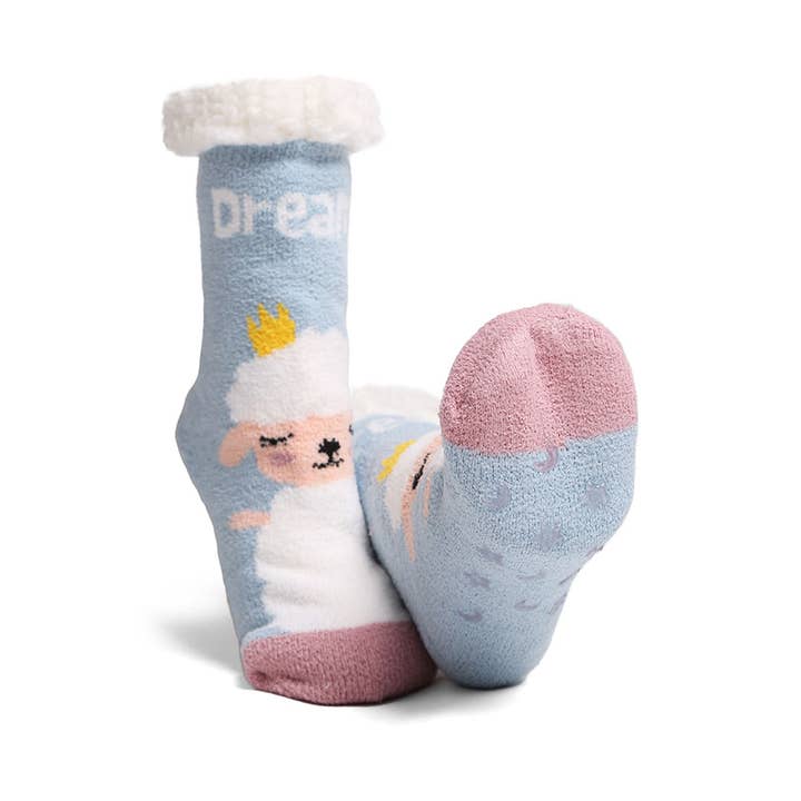 ASSORTED COLORS Luxury Soft Animal Theme Mini Crew Winter Socks for wholesale on Faire8