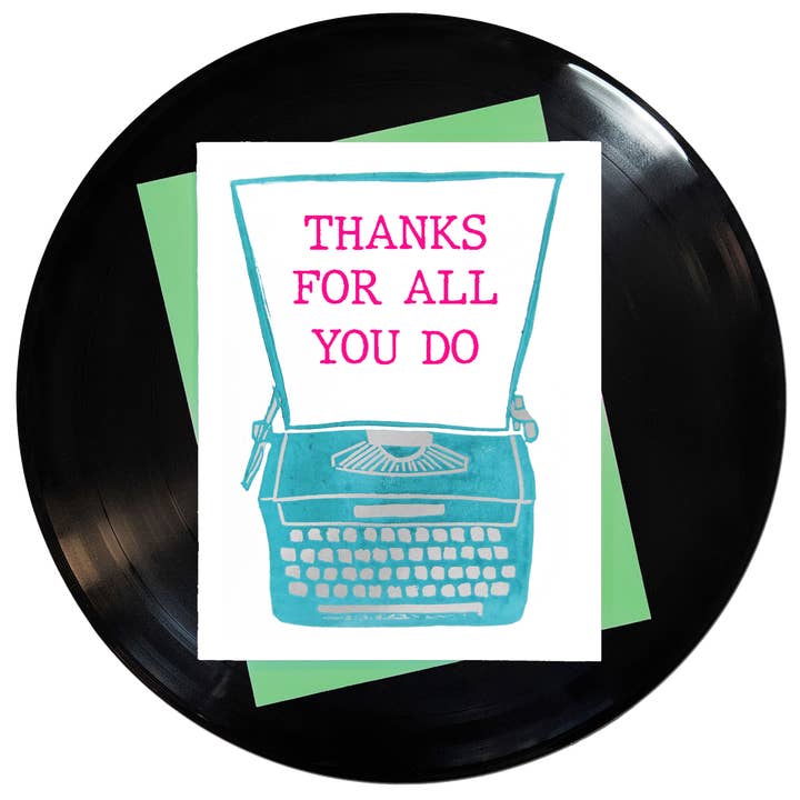 Thanks for All You Do Carte de voeux pour la vente par Foreignspell