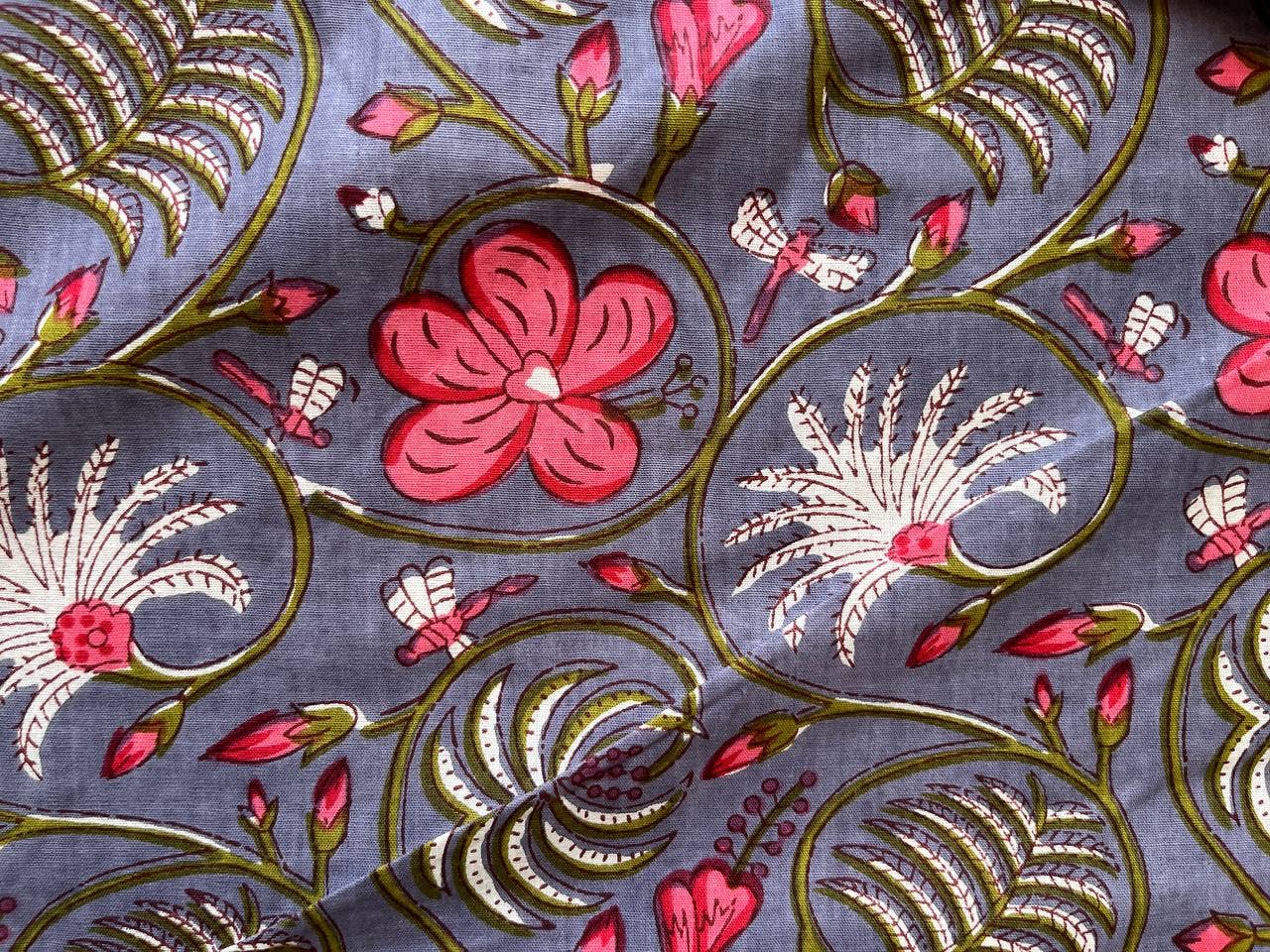 Bhawana Handicrafts – wholesale Tygfärg – Symaterial Hantverkstyg Indisk blommig bomull för kvinnor 1