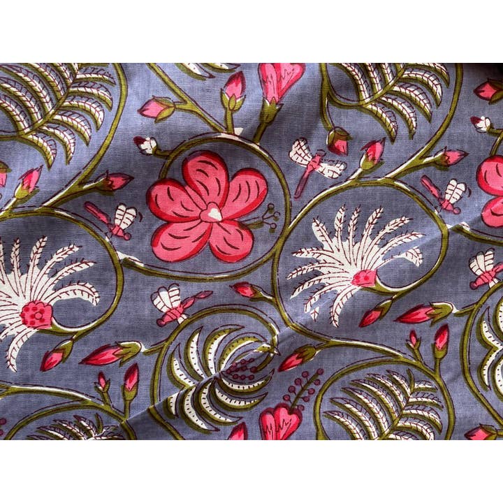 Bhawana Handicrafts – wholesale Tygfärg – Symaterial Hantverkstyg Indisk blommig bomull för kvinnor 1