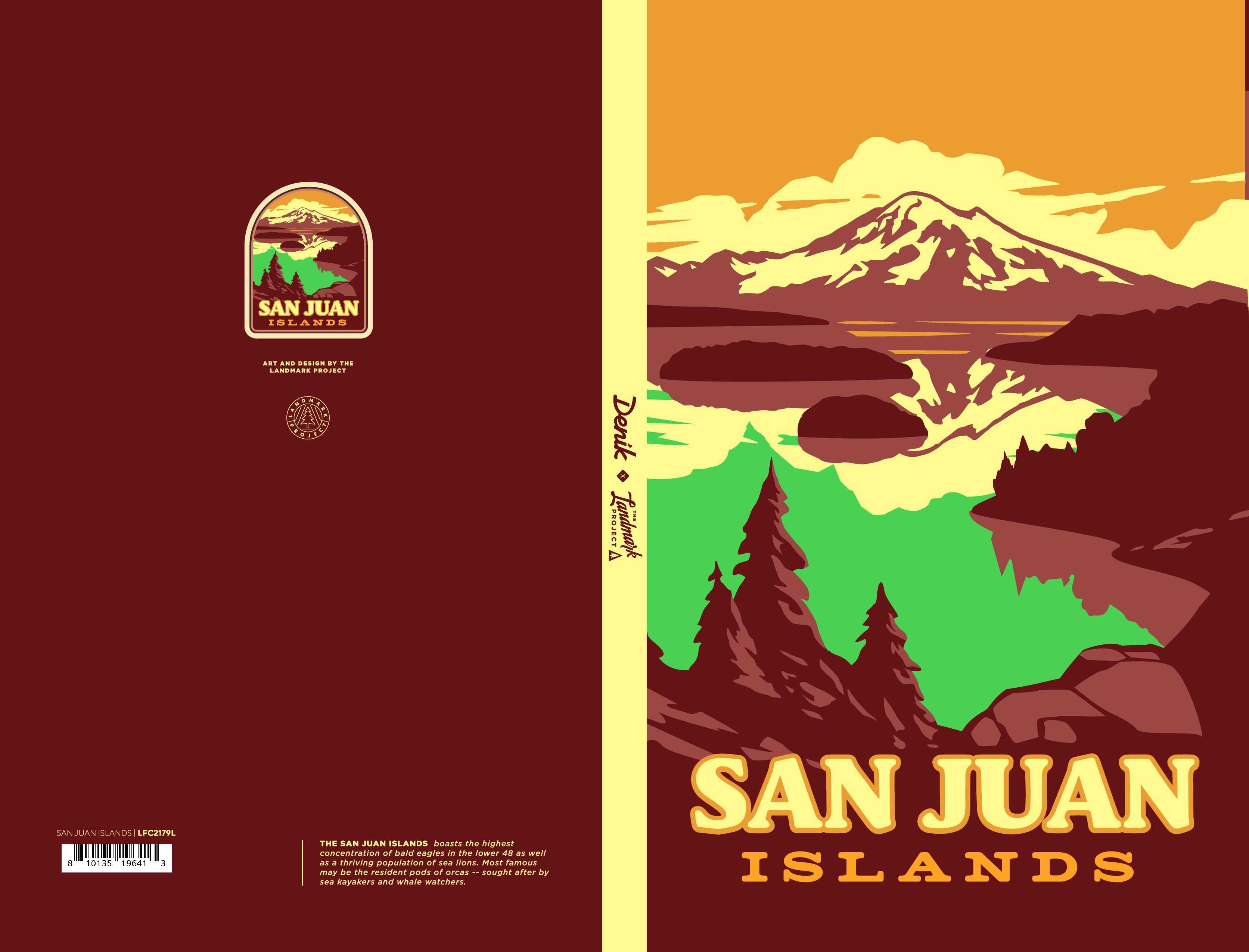 Denik - Wholesale Notebook - San Juan Islands Classic Layflat Notebook0