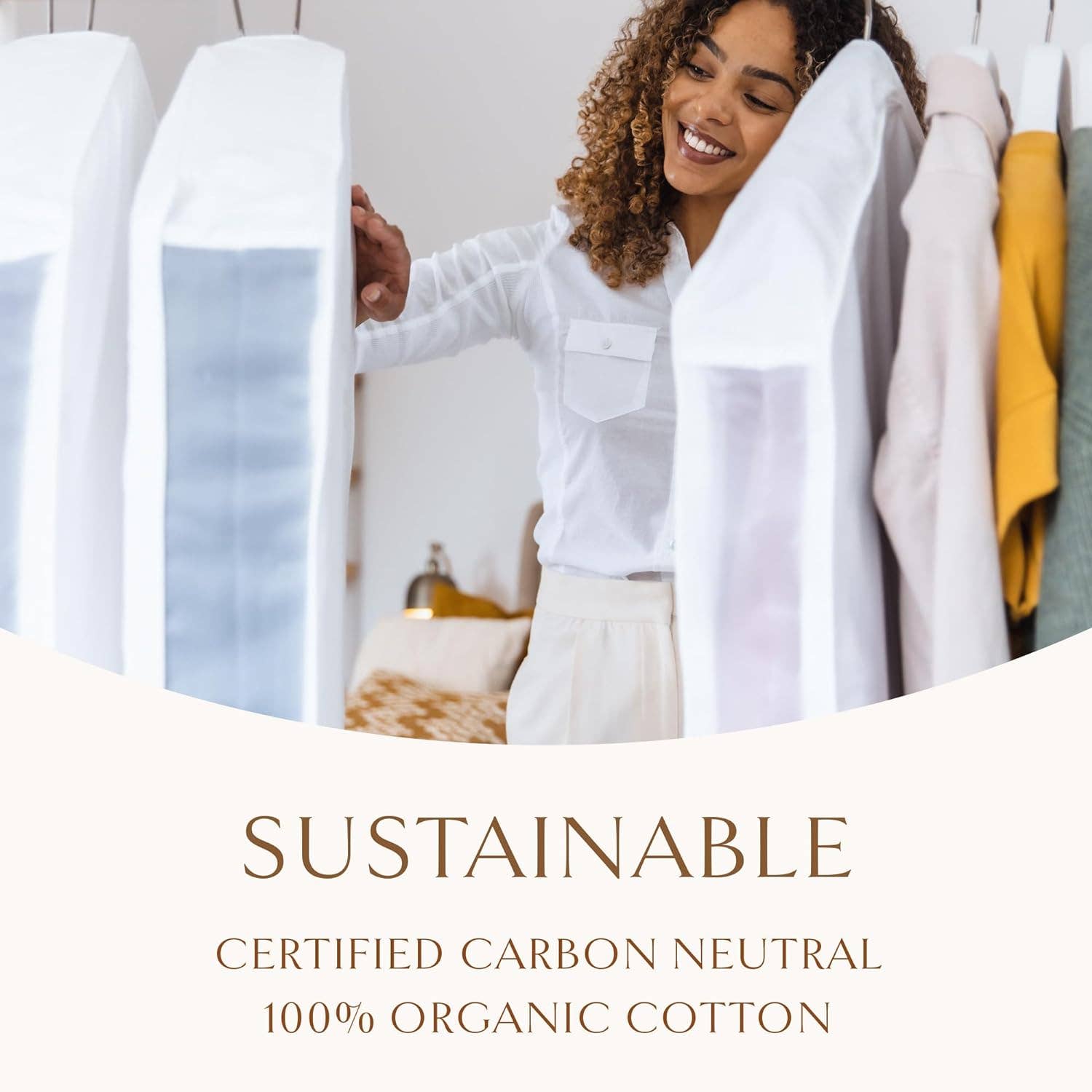 Hayden Hill London – wholesale Garment bag – unisex – Luxury Organic Cotton Garment Storage Bag - Long 58 Inch2