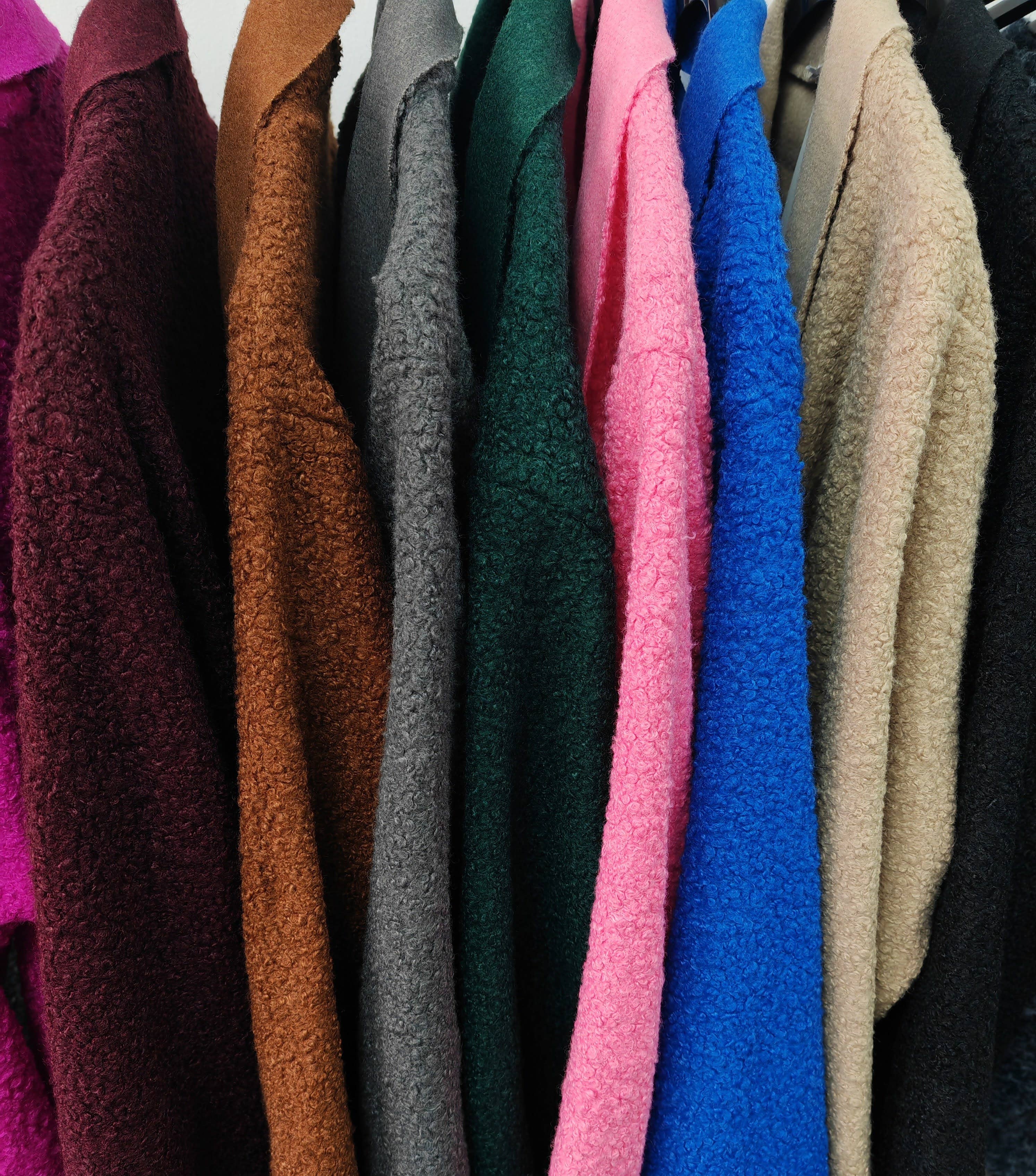 Superbia - Vendita all'ingrosso Cappotto - Donna - Nuovo cappotto italiano morbido taglia unica a cascata con due tasche6