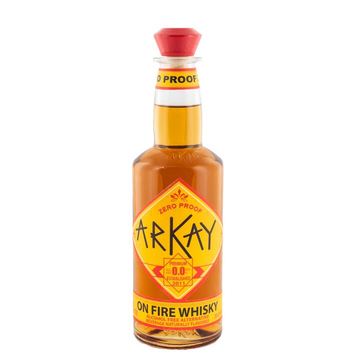 Arkay Zero Proof On Fire Whiskey Alternative for wholesale by Arkay