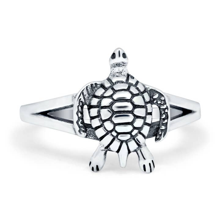 Bague Tortue Oxydée pour la vente par Blue Apple Imports