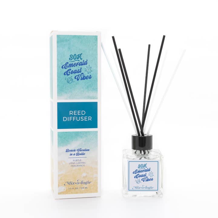 30A Emerald Coast Vibes | Reed Diffuser for wholesale by Mixologie