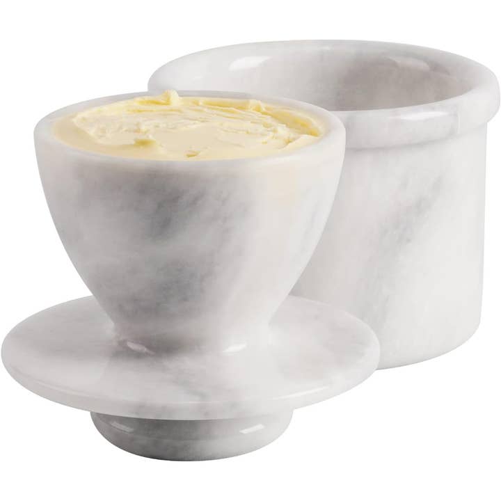Handgefertigte Marmorbutterdose – Eleganter Butterbehälter für den Großhandel von Radicaln