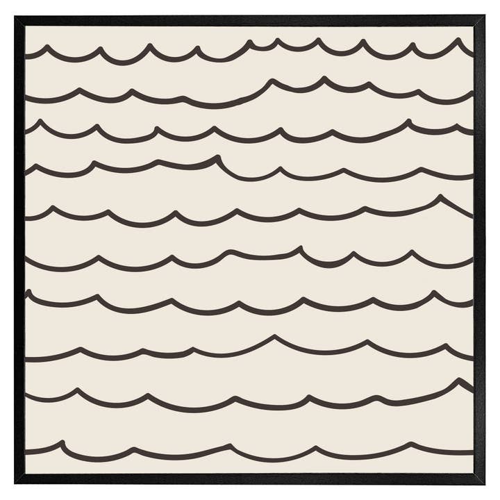 Linhas onduladas (Moldura) por atacado de Benjamin Tate Design