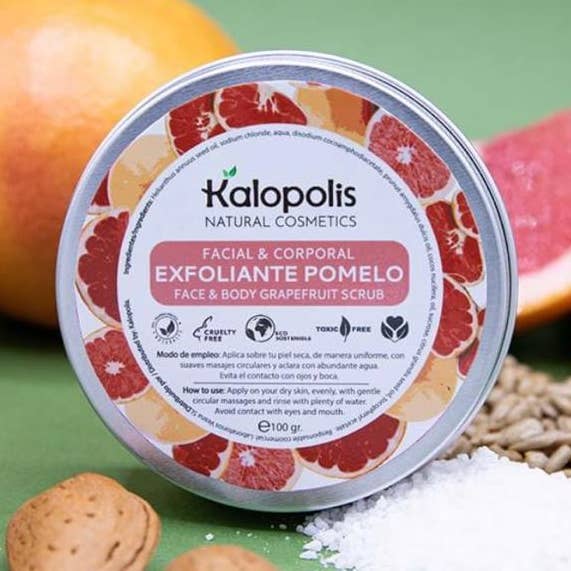 GRAPEFRUGT ANSIGTS- OG KROPSSKRUB 100 g for engroshandel hos Kalopolis