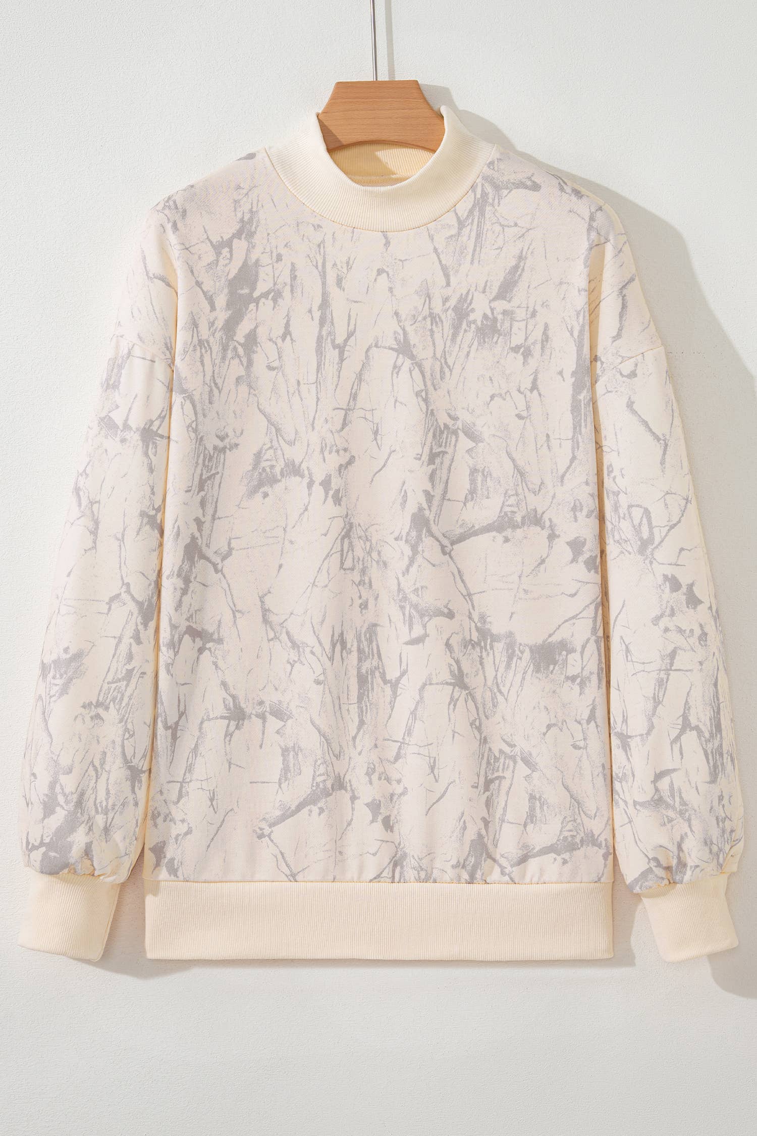 LA Society - Wholesale Sweatshirt - Women's - LAS Western Camo Mock Neck Baggy Sweatshirt (S-XL)10